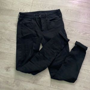 American Eagle Ne(x)t Level Stretch jegging Sz 6 x-long . Black color